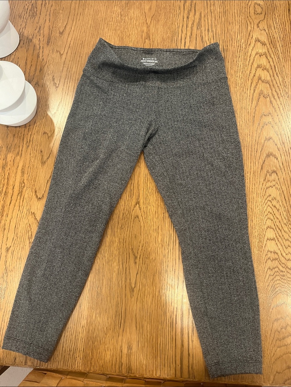 Athleta Girls' Charcoal Heather Leggings